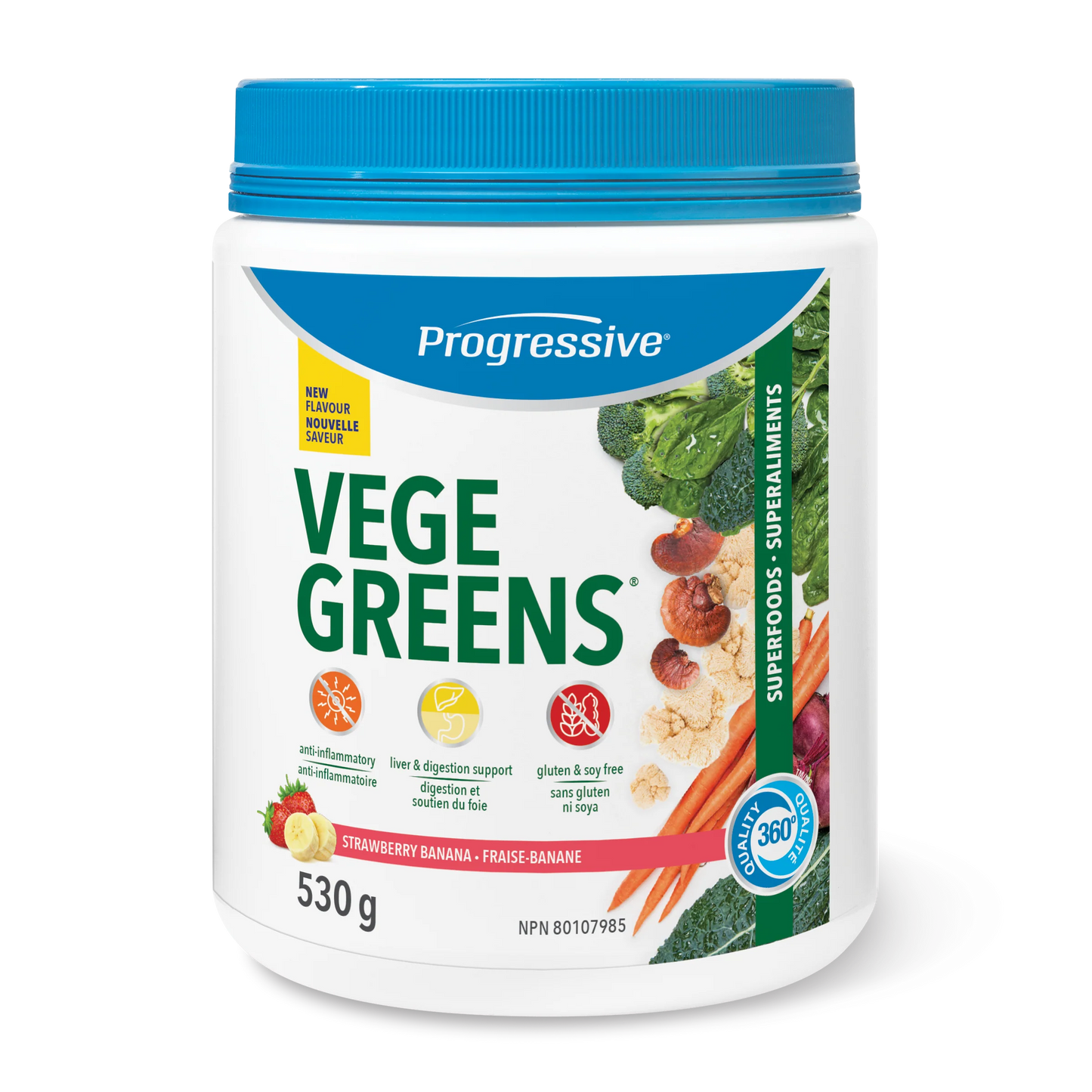 Progressive Nutritional VegeGreens – Whole Food Greens Powder for Daily Wellness