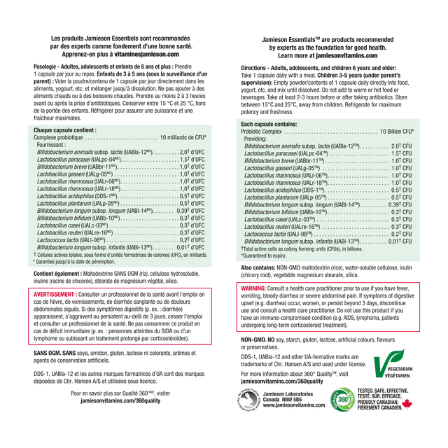 Jamieson 10 Billion Daily Maintenance Probiotic