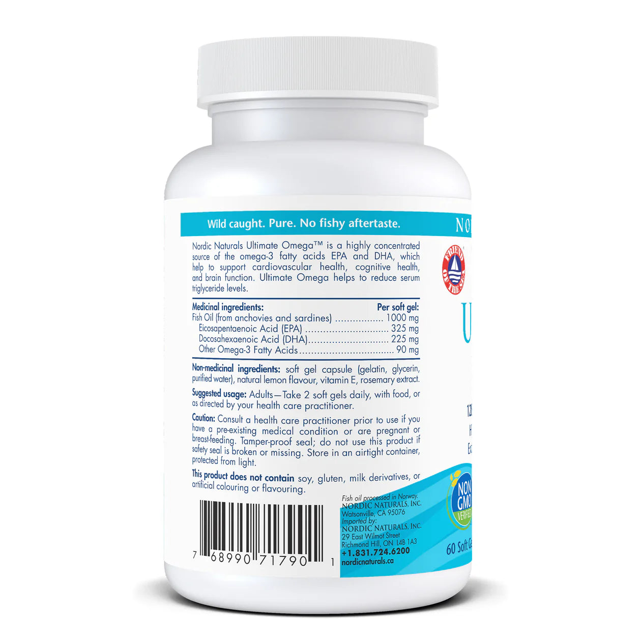 Nordic Naturals Ultimate Omega – Lemon Flavour – 60 Soft Gels