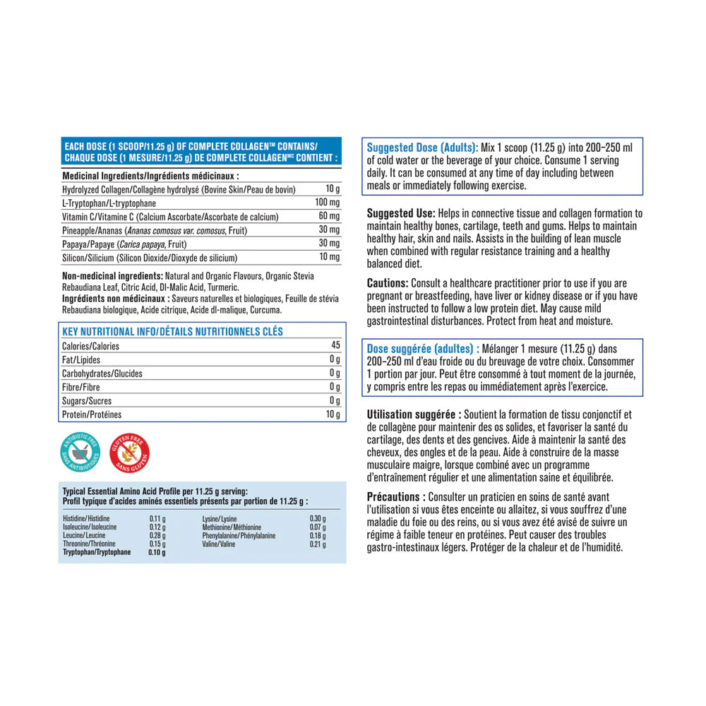 Progressive Nutritional Complete Collagen – Full-Spectrum Collagen for Active Lifestyles