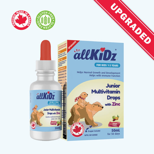 allKiDz® Junior Multivitamin Drops with Zinc