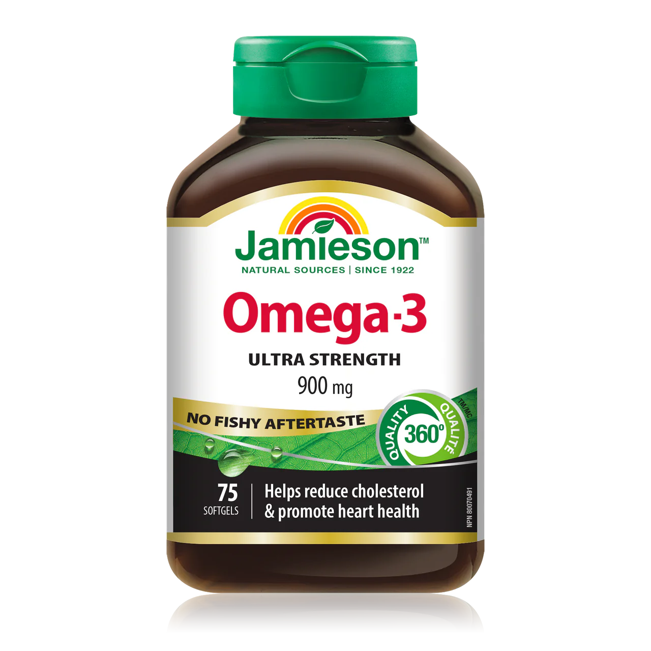 Jamieson No Fishy Aftertaste | Ultra-Strength Omega-3