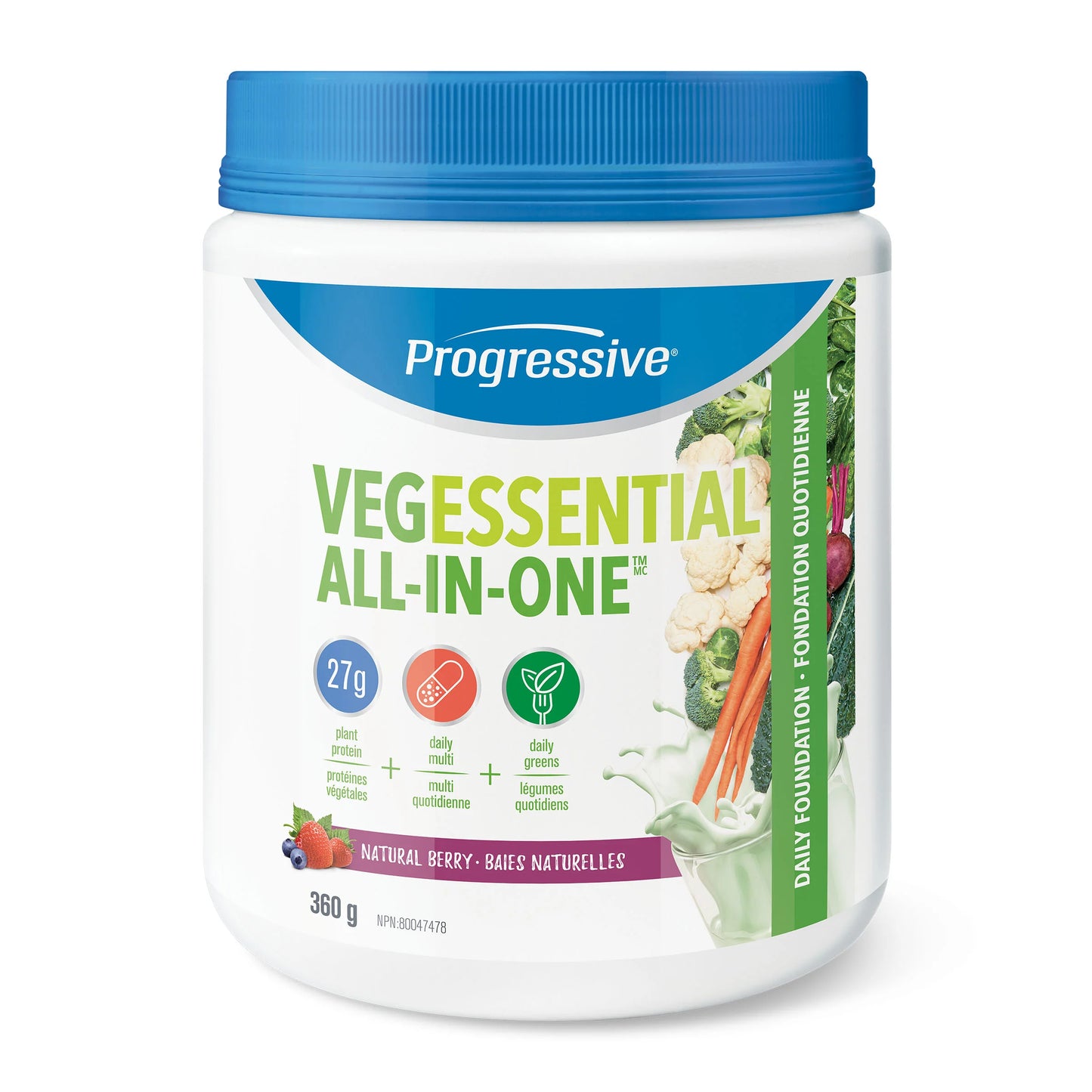Progressive Nutritional VegEssential All-in-One – Complete Plant-Based Daily Nutrition