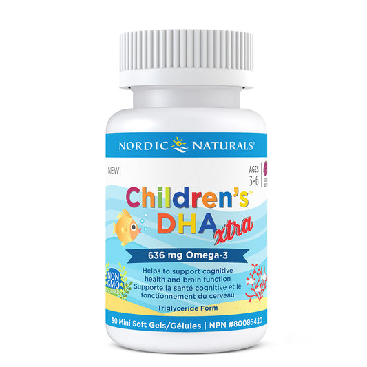 Nordic Naturals Children’s DHA Xtra – Berry Punch Flavour – 90 Soft Gels