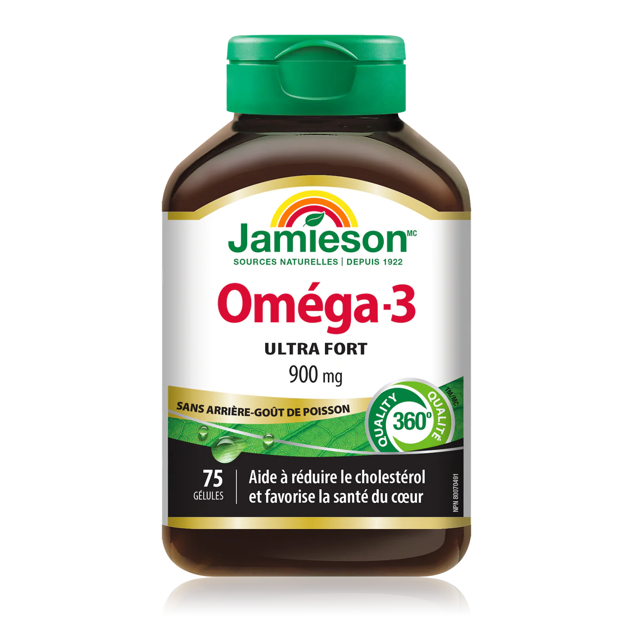 Jamieson No Fishy Aftertaste | Ultra-Strength Omega-3
