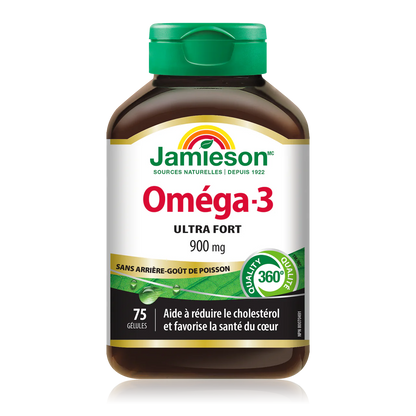 Jamieson No Fishy Aftertaste | Ultra-Strength Omega-3