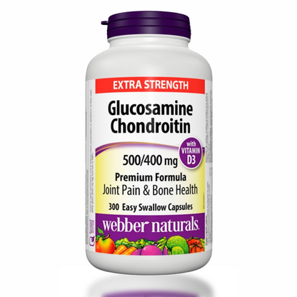 Webber Naturals Glucosamine Chondroitin 500/400 mg Caplets
