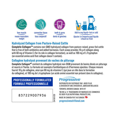 Progressive Nutritional Complete Collagen – Full-Spectrum Collagen for Active Lifestyles