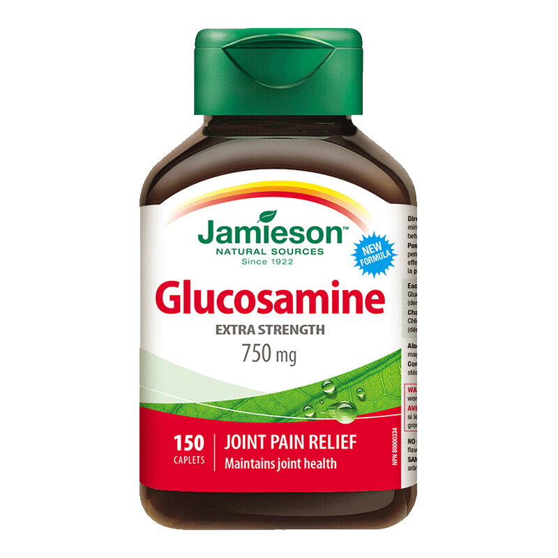 健美生Jamieson GLUCOSAMINE氨基葡萄糖片 氨糖软骨素关节片 150片