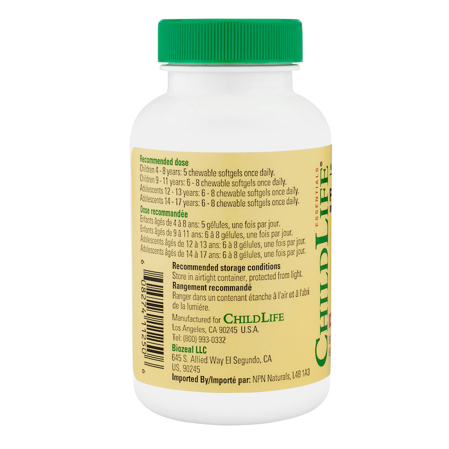 ChildLife Pure DHA 90 Chewable Softgels